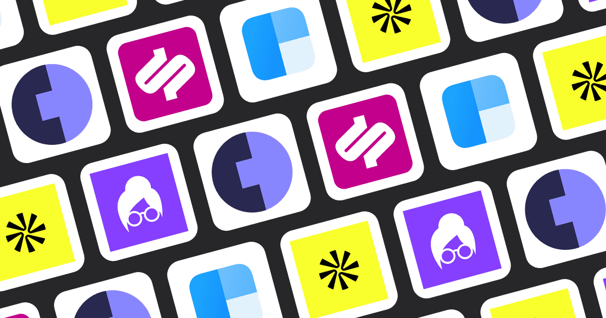 Logos of ZoomInfo competitors including Apollo.io, Lusha, and more